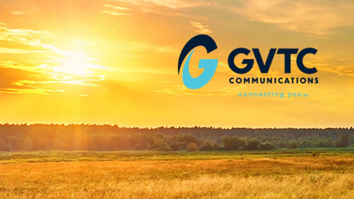 GVTC logo over field